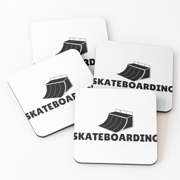 Item preview, SKATEBOARDING (4) - BLACK designed and sold by ArtsyCity.