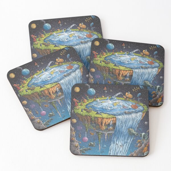 Item preview, flat earth theory designed and sold by supersanko.