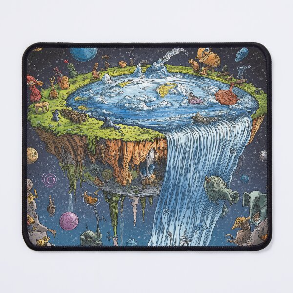 Item preview, flat earth theory designed and sold by supersanko.