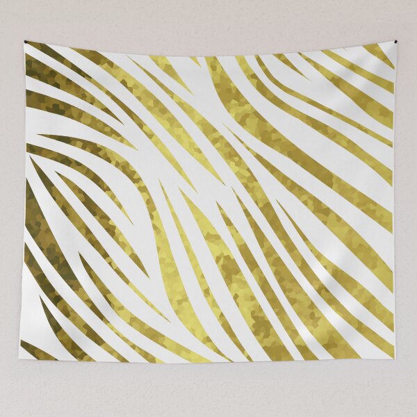 Item preview, Gold Zebra Stripes designed and sold by Sartoris Art.