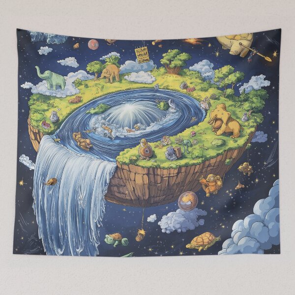 Item preview, Flat earth theory designed and sold by supersanko.