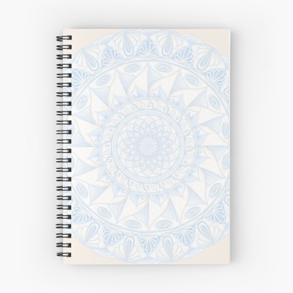 Item preview, Light Blues & Cream Mandala designed and sold by joyfuldots.
