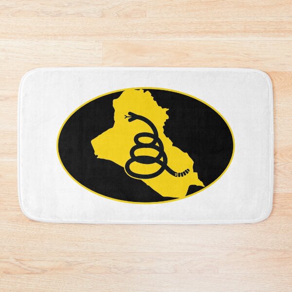 Item preview, IRAQ - Freedom Is The Superpower - Modern Gadsden Snake Flag - Dont Tread On Me design designed and sold by pelagio.