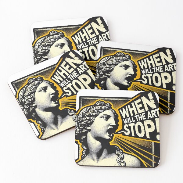 Item preview, When will the art stop designed and sold by paintedwindow.