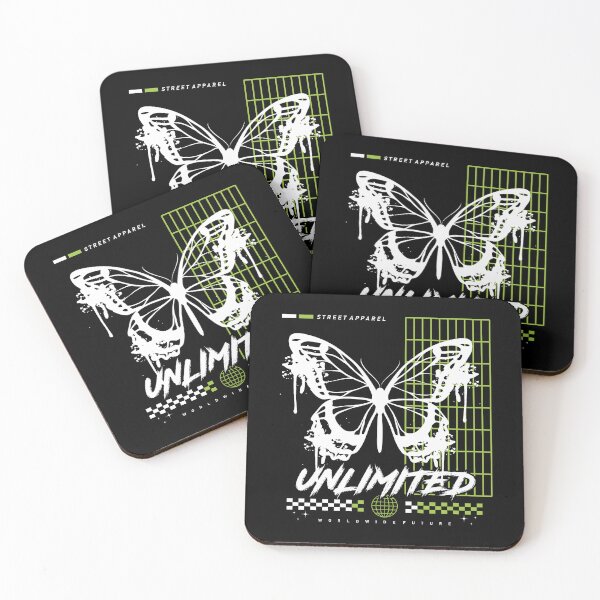 Item preview, Unlimited Butterfly - Futuristic Streetwear Design designed and sold by Margival.