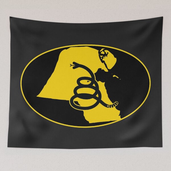 Item preview, KUWAIT - Freedom Is The Superpower - Modern Gadsden Snake Flag - Dont Tread On Me design designed and sold by pelagio.