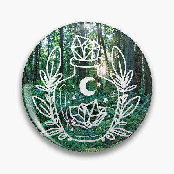 Artikelvorschau, Kristallflasche Dunkler Wald Mondsichel entworfen und verkauft von WildWoodlandWitch.