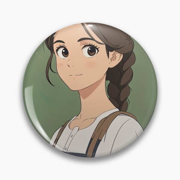 Item preview, German woman, portrait | Anime style designed and sold by ComicsFactory.
