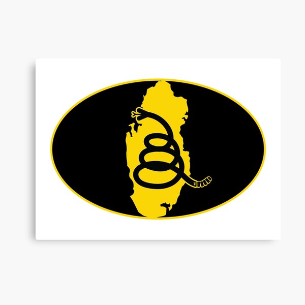Item preview, QATAR - Freedom Is The Superpower - Modern Gadsden Snake Flag - Dont Tread On Me design designed and sold by pelagio.