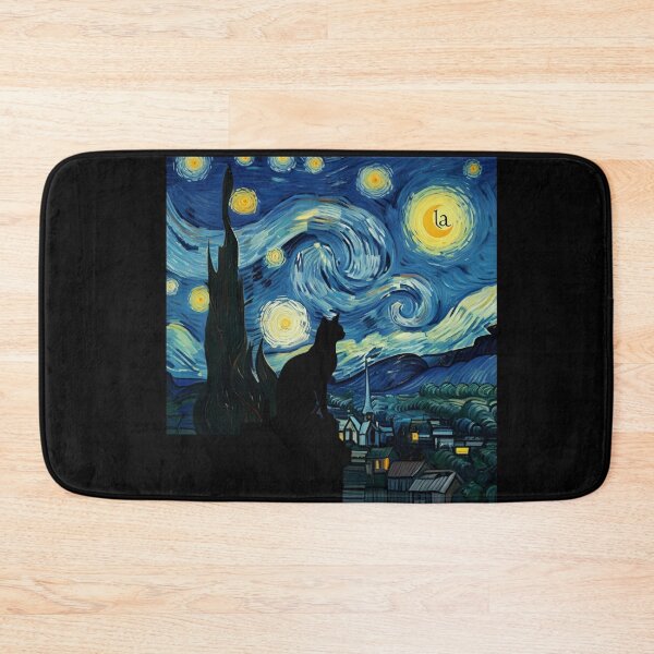 Item preview, Kamala Harris Halloween Starry Night Black Cat Comma La designed and sold by studiopekepeke.