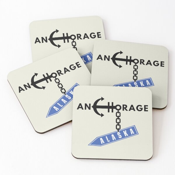 Item preview, Anchorage Alaska Road Sign designed and sold by GediaPrints.