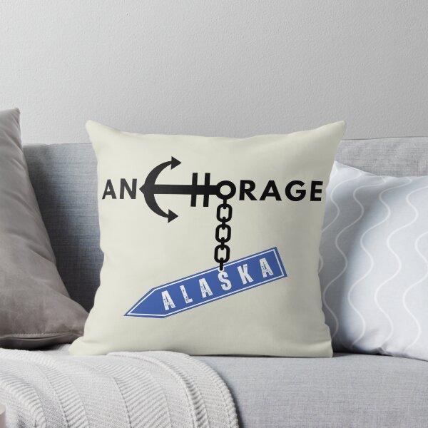 Item preview, Anchorage Alaska Road Sign designed and sold by GediaPrints.