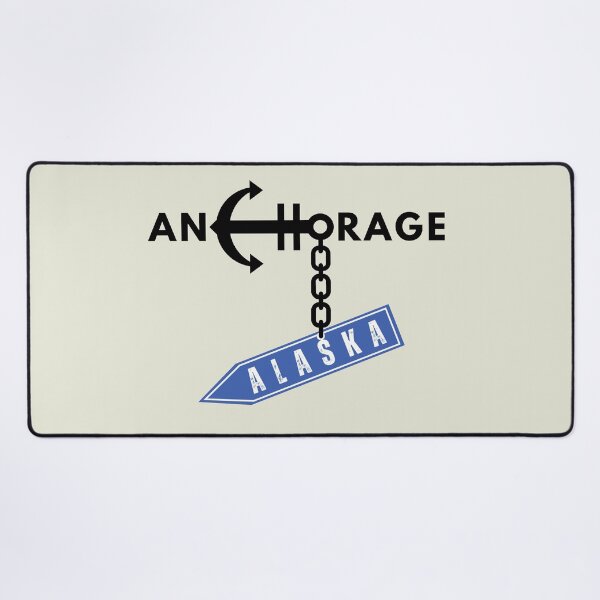 Item preview, Anchorage Alaska Road Sign designed and sold by GediaPrints.