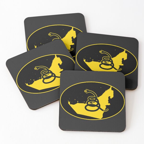 Item preview, UNITED ARAB EMIRATES UAE - Freedom Is The Superpower - Modern Gadsden Snake Flag - Dont Tread On Me design designed and sold by pelagio.