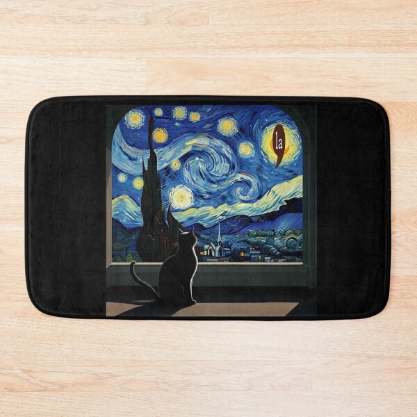 Item preview,  Kamala Harris Halloween Starry Night Black Cat Comma La designed and sold by studiopekepeke.