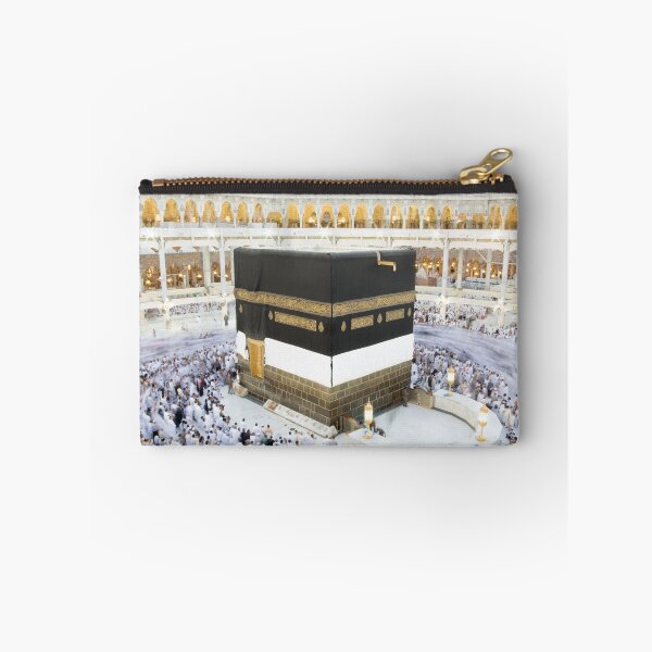 Artikelvorschau, Heilige Moschee in Mekka mit muslimischen Pilgern des Hadsch entworfen und verkauft von skalihm.