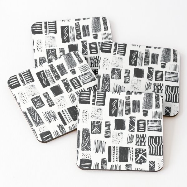 Item preview, Ink Impressions: Black & White Textured Designs designed and sold by Pujo Design.