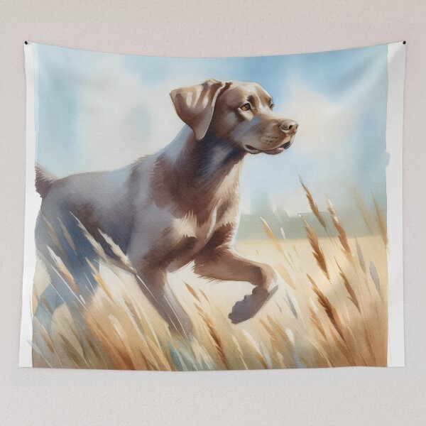 Item preview, Dog Hunting in a Field designed and sold by GoldenPattern.