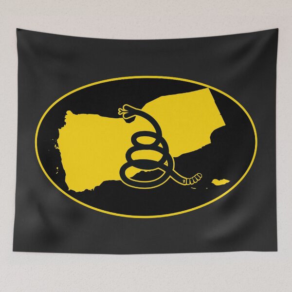 Item preview, YEMEN - Freedom Is The Superpower - Modern Gadsden Snake Flag - Dont Tread On Me design designed and sold by pelagio.
