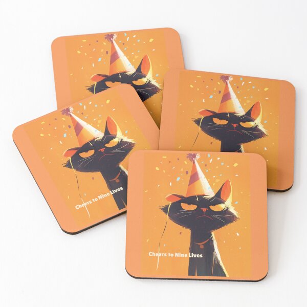 Item preview, Cheers to Nine Lives designed and sold by badburropress.