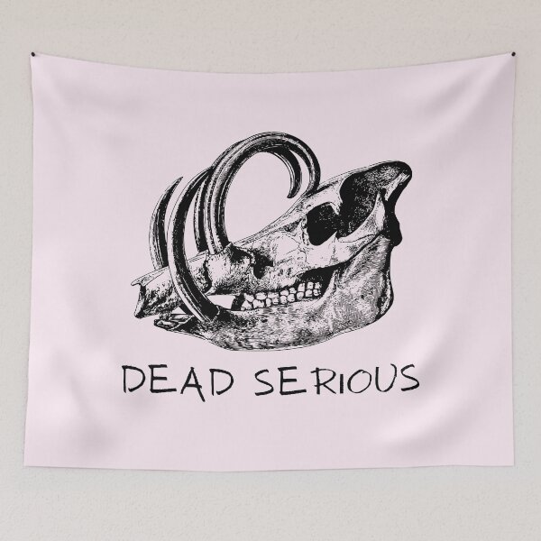 Item preview, Dead Serious! #Taxidermy #Skull #Bones designed and sold by Anna Halasek.