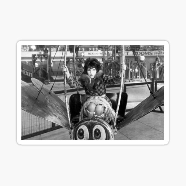 Artikel-Vorschau von Clara Bow im Vergnügungspark, designt und verkauft von collageDP.