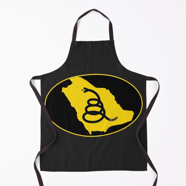 Item preview, SAUDI ARABIA - Freedom Is The Superpower - Modern Gadsden Snake Flag - Dont Tread On Me design designed and sold by pelagio.
