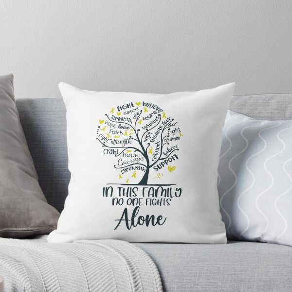 Item preview, In this FAMILY fights against syndrome, disease, illness, cancer with Tree Yellow Ribbon designed and sold by EdithShop59.