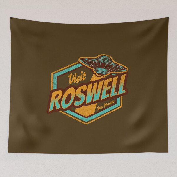 Item preview, Visit Roswell New Mexico, UFO or Flying Saucer designed and sold by Mariana Piana.