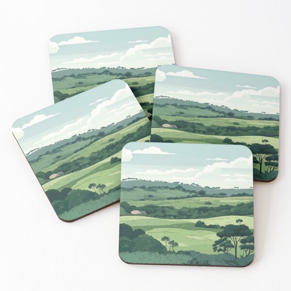 Item preview, Ghana landscape | Anime style designed and sold by ComicsFactory.