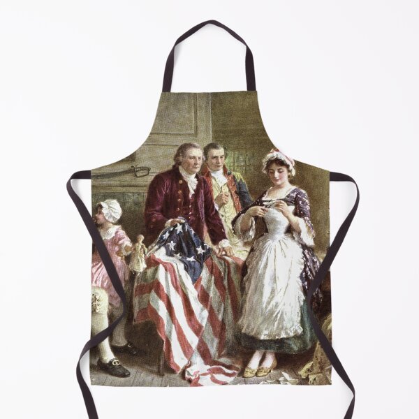 Item preview, Betsy Ross Sewing the American Flag, 1777, by Jean Leon Gerome Ferris designed and sold by Meliara Prints.