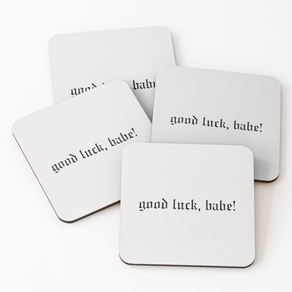 Item preview, Good Luck, Babe! Gothic Old English Black Lettering designed and sold by aestheticqueen.