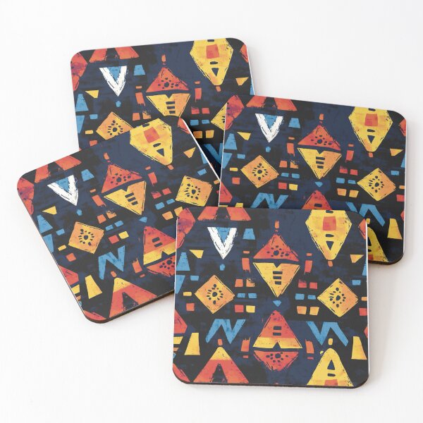 Item preview, Ethnic Abstract Mosaic designed and sold by Pujo Design.