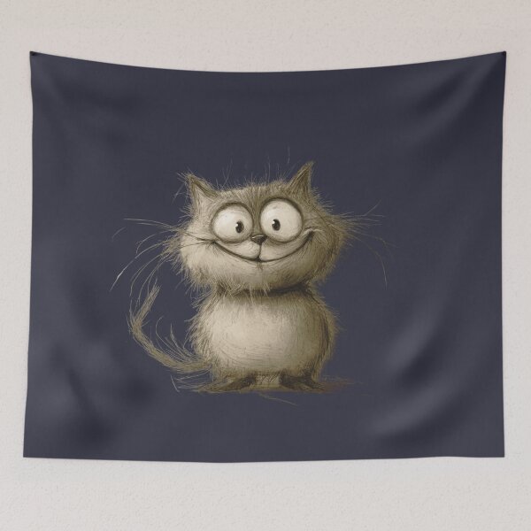 Item preview, Comical Kitty Sketch designed and sold by Ellimade.