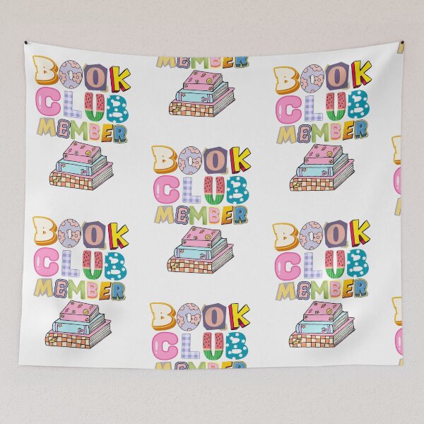 Item preview, Book club member groovy books designed and sold by CreativaNook.