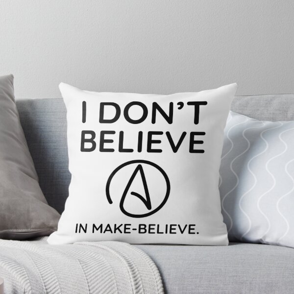 Item preview, I don’t believe in make-believe atheist design  designed and sold by Rachel the Artist .