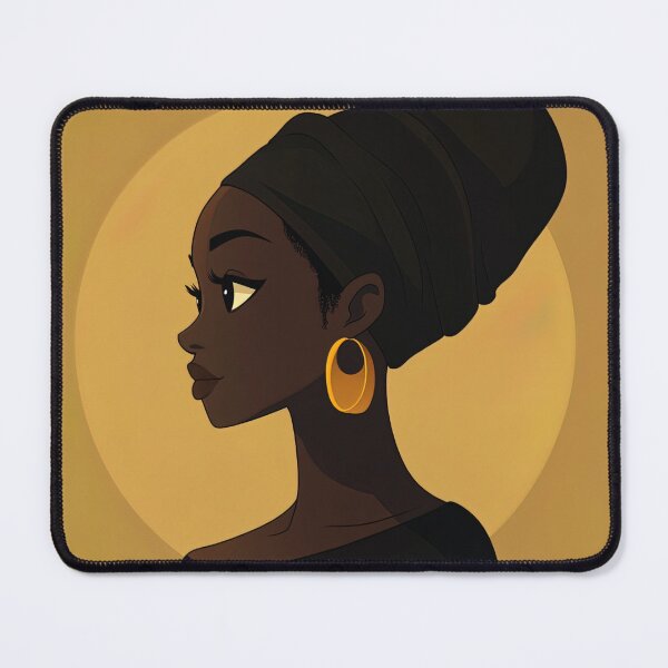 Item preview, Ghanese woman | Anime style designed and sold by ComicsFactory.