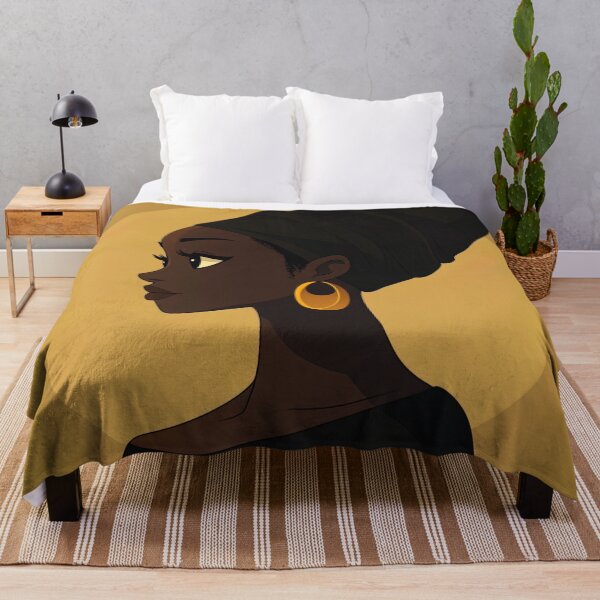 Item preview, Ghanese woman | Anime style designed and sold by ComicsFactory.