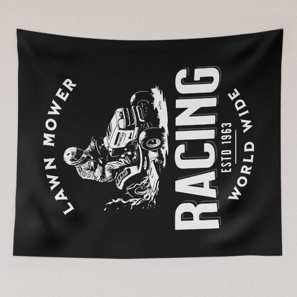 Item preview, Lawnmower Racing - Vintage Design - Lawn Mower Racing designed and sold by RaceDayRags.