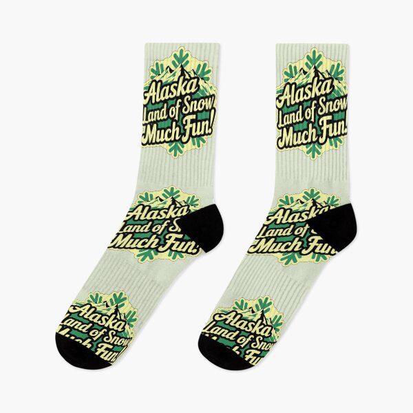 Item preview, Alaska Land Of Snow Much Fun Travel Quote designed and sold by TheArtOfPat.