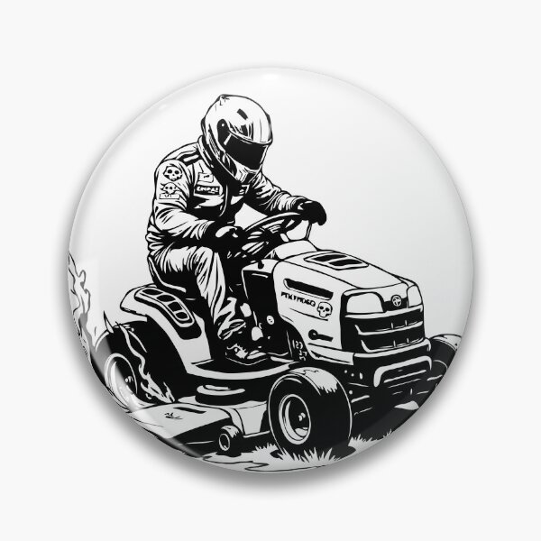Item preview, Lawnmower Racing - Vintage Design - Lawn Mower Racing designed and sold by RaceDayRags.