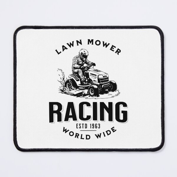 Item preview, Lawnmower Racing - Vintage Design - Lawn Mower Racing designed and sold by RaceDayRags.