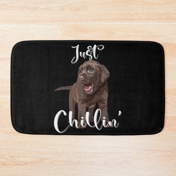 Artikelvorschau, Einfach nur chillen, schokoladenbrauner Labrador entworfen und verkauft von Just-Arts-4U.