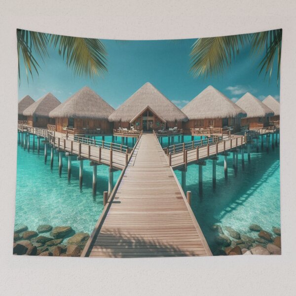 Item preview, tropical paradise beach ocean sunset vibes  designed and sold by Yas_oma.