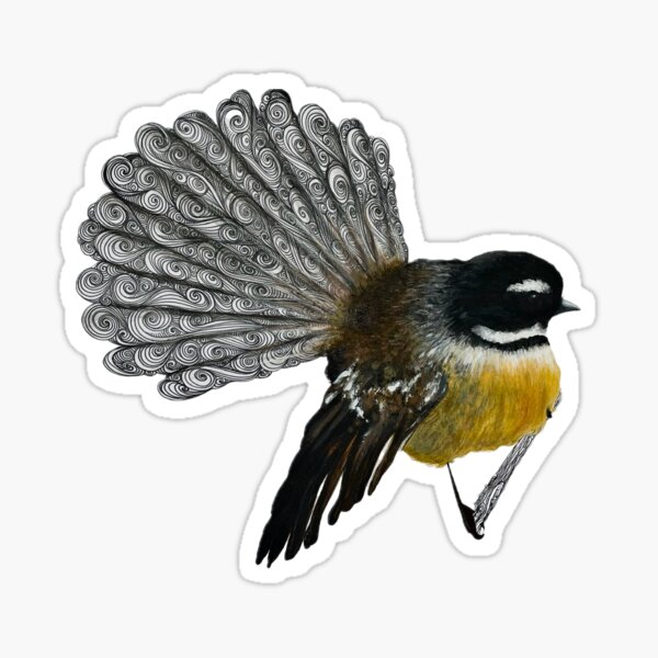 Item preview, New Zealand Fantail  designed and sold by Angelique Hicks.