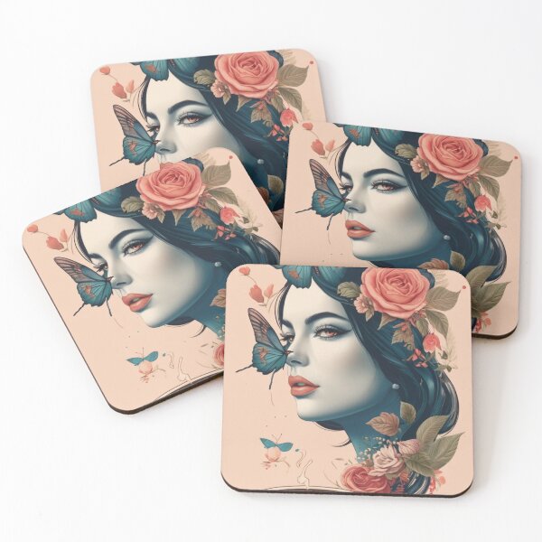 Item preview, A Whimsical Composition of Flowers and Butterflies designed and sold by KilianSzmid.