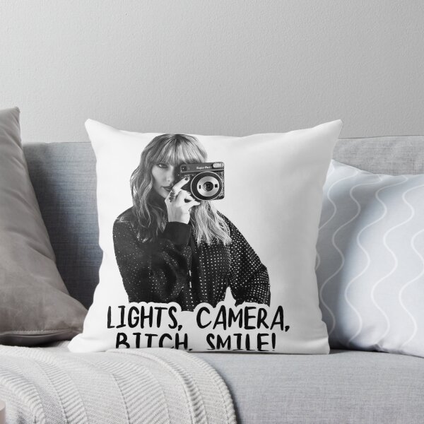 Item preview, Copy of Taylor Swift Lights, Camera, Bitch, Smile - Fanart Iconic Quote designed and sold by Aqhawalla.
