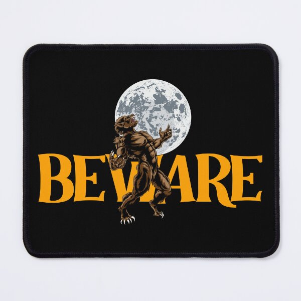 Item preview, Beware, Werewolf And Full Moon designed and sold by Henrylizarraga.