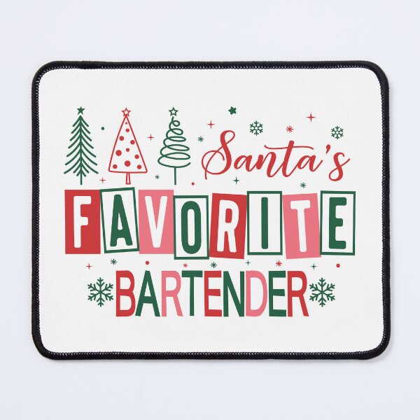 Item preview, Christmas Bartender , Santa's Favorite designed and sold by VIBEARTZDESIGN.