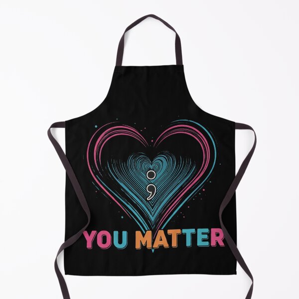 Item preview, You Matter Suicide Prevention Awareness Teal Purple Heart designed and sold by studiopekepeke.